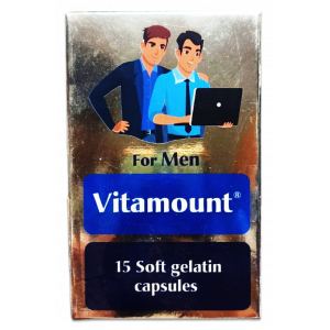 VITAMOUNT ® FOR MEN MULTIVITAMIN & MINERALS DIETARY SUPPLEMENT 15 SOFT GELATIN CAPSULES